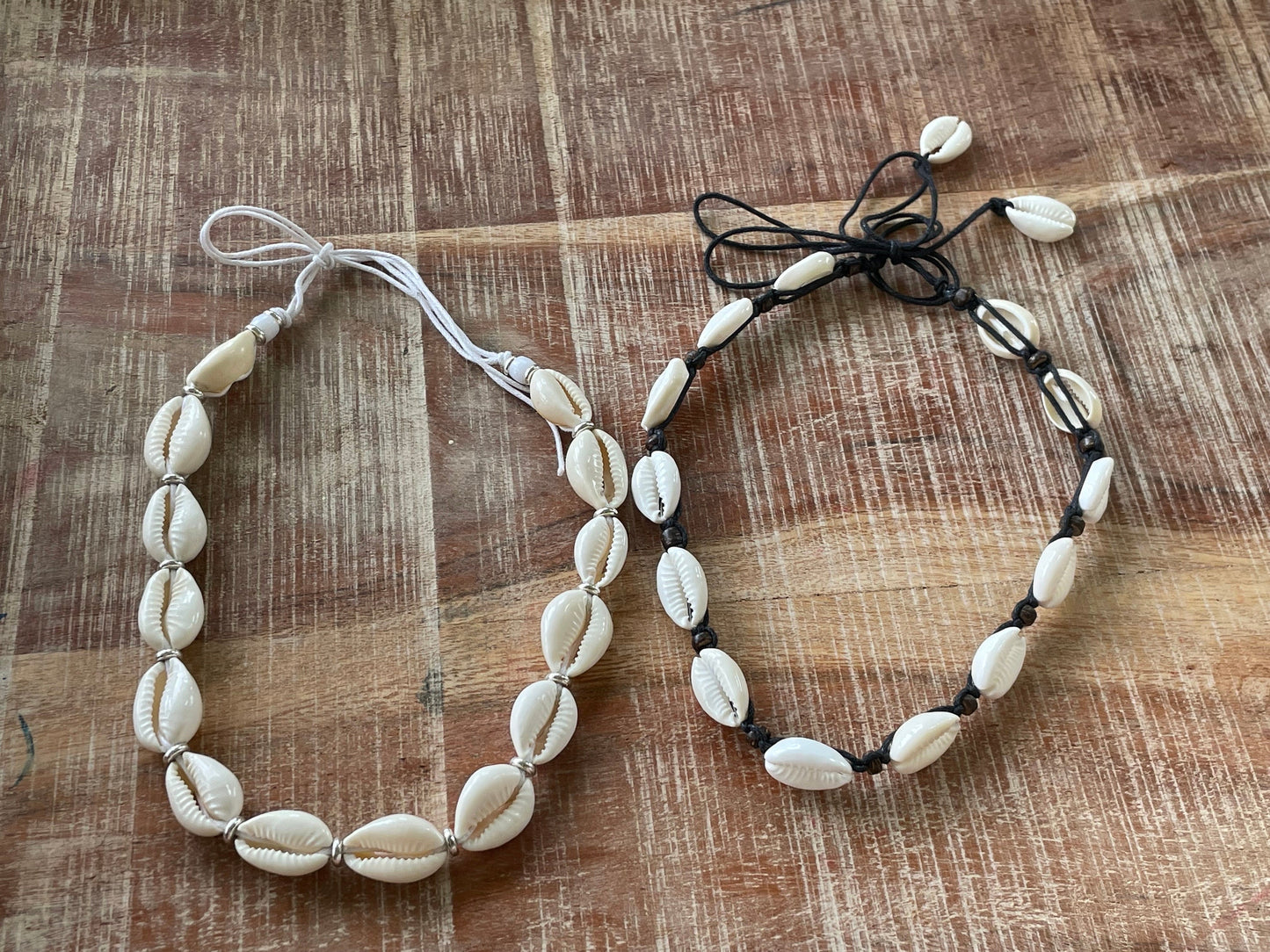 Cowrie Shell Cord Necklace – Beachy Boho Surfer Style
