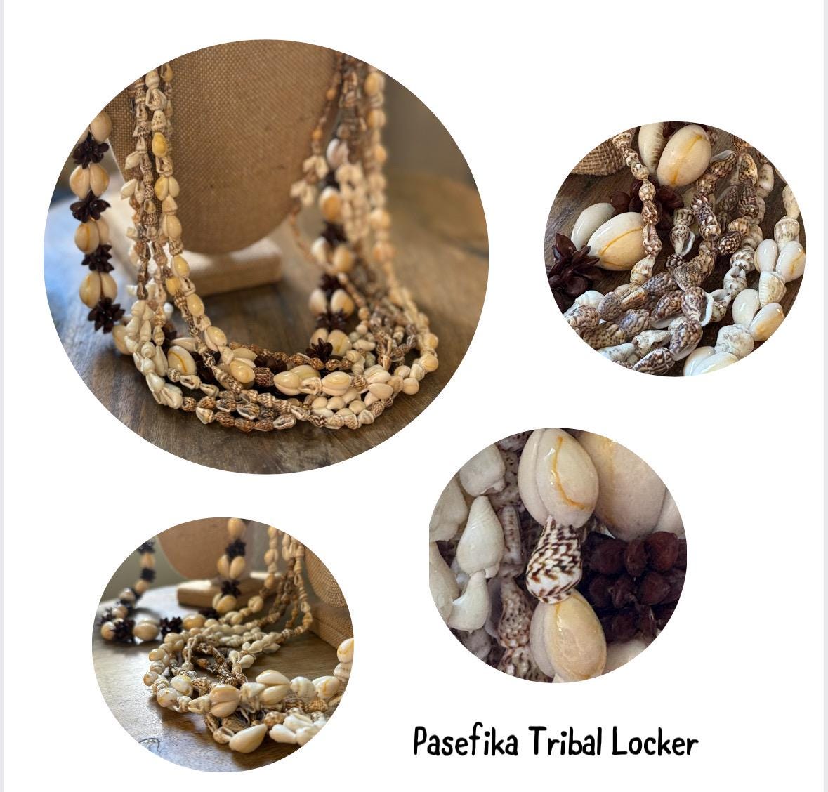 Seashell & Seed Lei Set – Pacific Island Celebration Leis