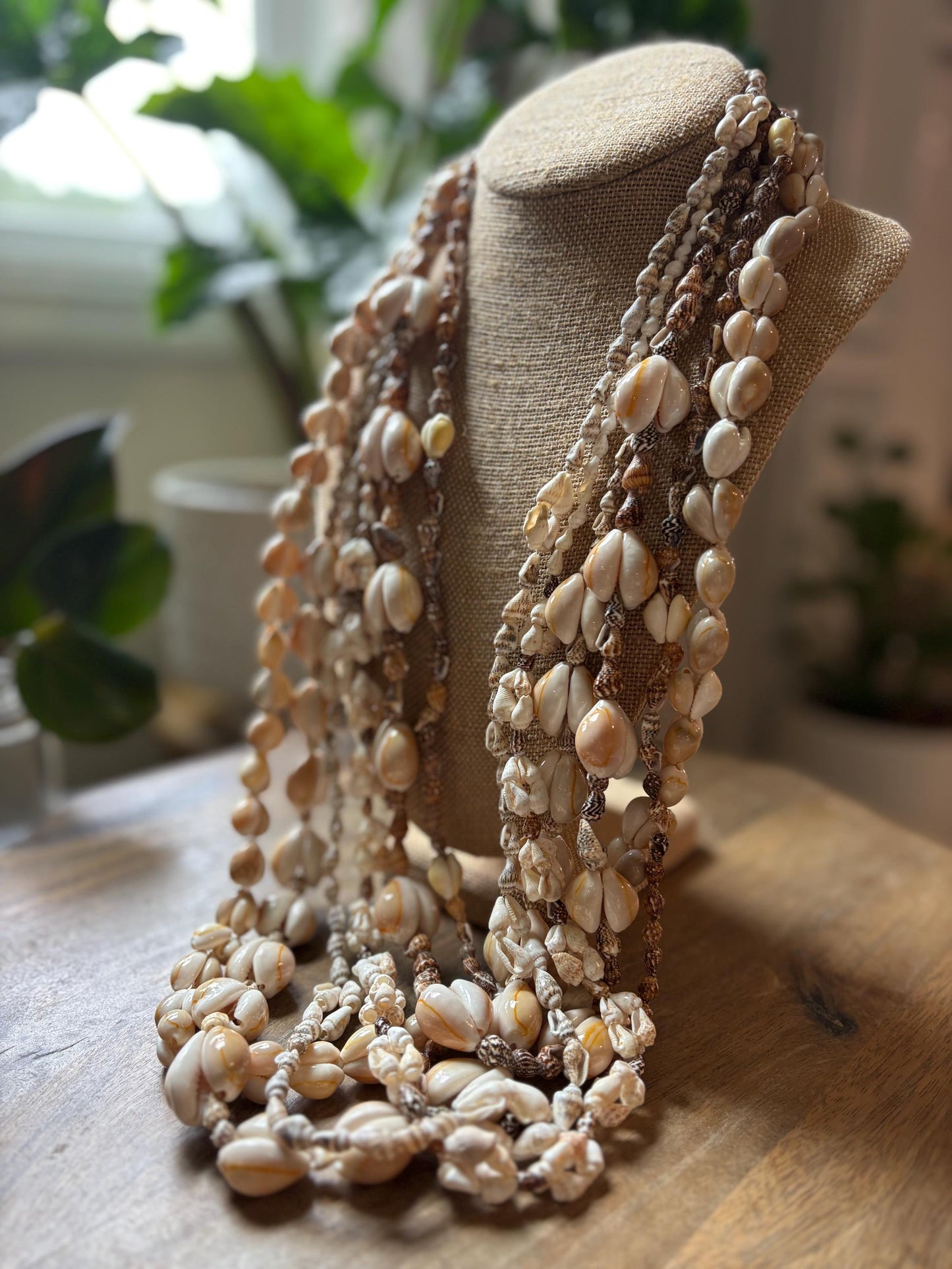 Cowrie Shell Lei Set: Authentic Pacific Island Celebration Necklaces