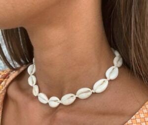 Cowrie Shell Cord Necklace – Beachy Boho Surfer Style